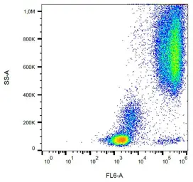 Anti-CD24 antibody [SN3] used in Flow cytometry (FCM). GTX00597