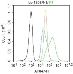 Anti-Integrin alpha V + beta 5 antibody used in Flow cytometry (FCM). GTX03382