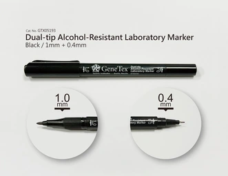 Dual-tip Alcohol-Resistant Laboratory Marker. GTX05193