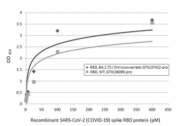 SARS-CoV-2 (COVID-19) Spike RBD protein, His tag (active). GTX136090-pro