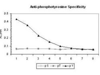 Anti-Phosphotyrosine antibody [13F9] used in ELISA (ELISA). GTX22287