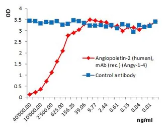Anti-Angiopoietin 2 antibody [Angy-1-4] used in ELISA (ELISA). GTX33914
