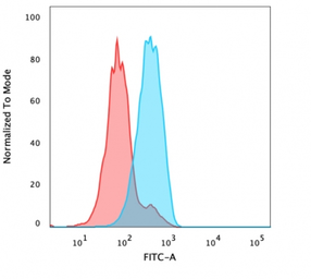 Anti-FOXA1 antibody [FOXA1/1241] used in Flow cytometry (FCM). GTX34735
