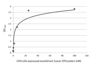 Anti-EPO antibody [HL1793] used in ELISA (ELISA). GTX637445