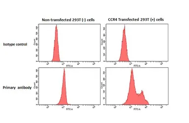 Anti-CCR4 antibody [HL2481] used in Flow cytometry (FCM). GTX638830
