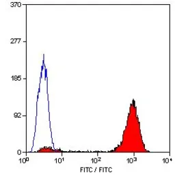 Anti-CD9 antibody [MM2/57] (Biotin) used in Flow cytometry (FCM). GTX76182