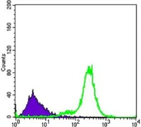Anti-IL34 antibody [1D12] used in Flow cytometry (FCM). GTX82810
