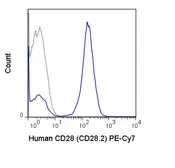 Anti-CD28 antibody [CD28.2] (PE-Cy7) used in Flow cytometry (FCM). GTX00602-10