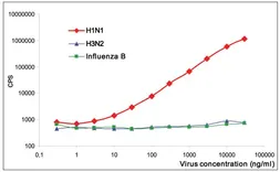 Anti-Influenza A virus H1N1 HA (Hemagglutinin) antibody [InA97] used in ELISA (ELISA). GTX04239