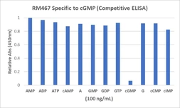 Anti-cGMP antibody [RM467] used in ELISA (ELISA). GTX04680