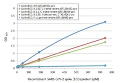 SARS-CoV-2 (COVID-19) Spike (ECD) Protein, B.1.617.2 / delta variant, His tag (active). GTX136432-pro