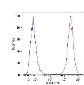 Anti-CD34 antibody [4H11(APG)] (FITC) used in Flow cytometry (FCM). GTX18227
